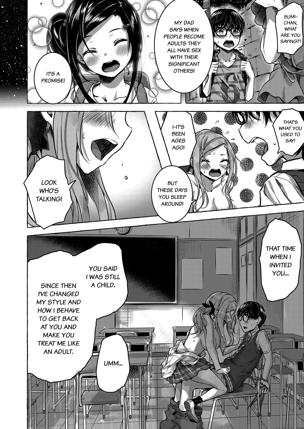 Hentai Manga Comic-The Man Whose Virginity Was Stolen In a Rape By his Childhood Friend / Slutty Blonde Gal-Read-10